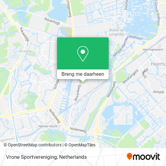 Vrone Sportvereniging kaart