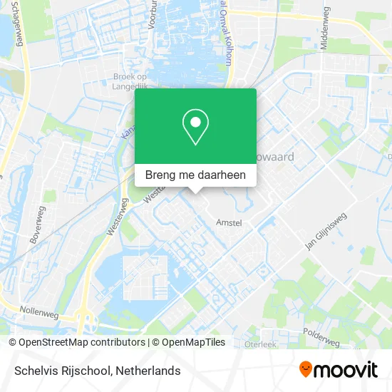 Schelvis Rijschool kaart