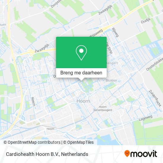 Cardiohealth Hoorn B.V. kaart