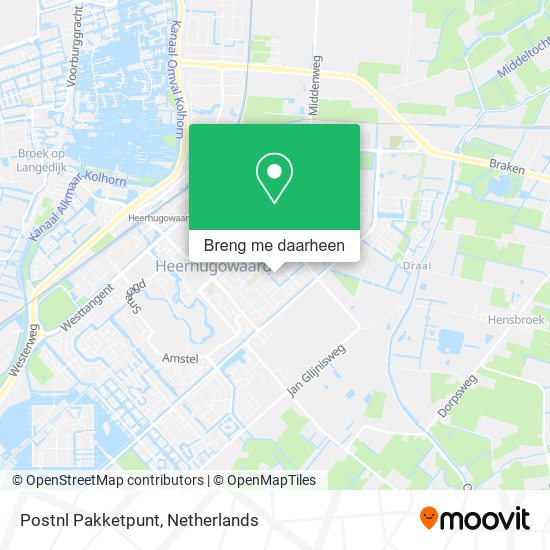 Postnl Pakketpunt kaart