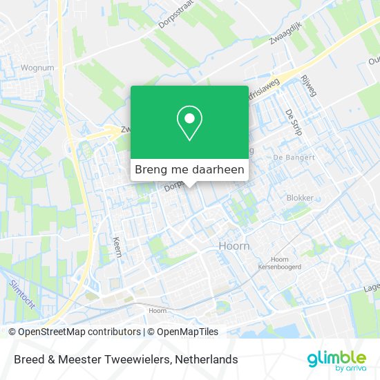 Breed & Meester Tweewielers kaart