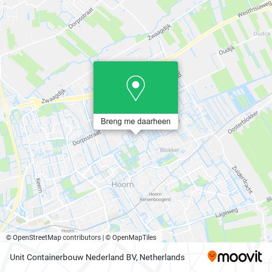 Unit Containerbouw Nederland BV kaart