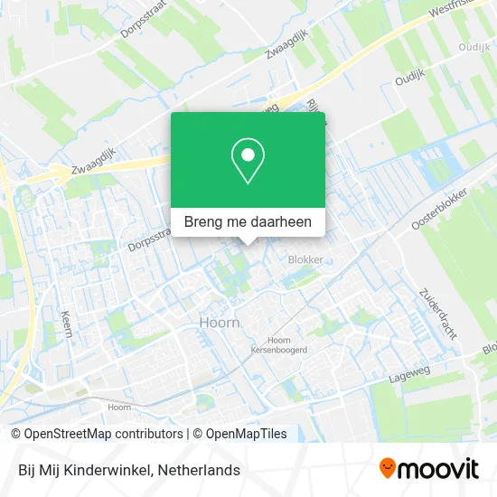 Bij Mij Kinderwinkel kaart