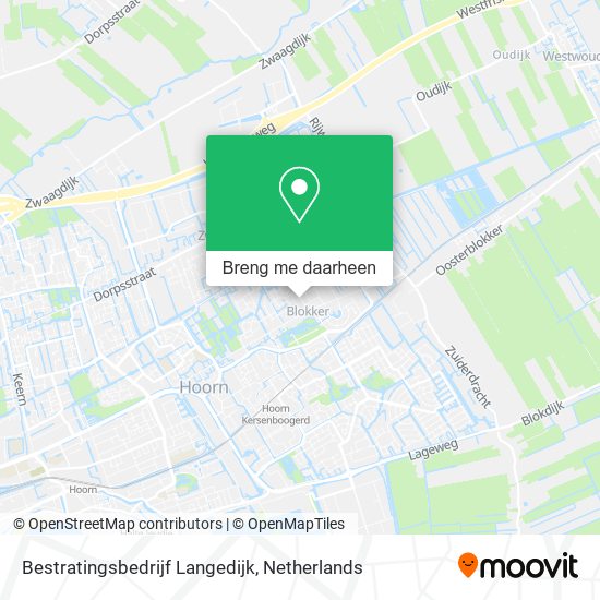 Bestratingsbedrijf Langedijk kaart