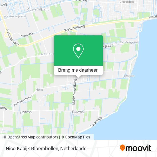 Nico Kaaijk Bloembollen kaart