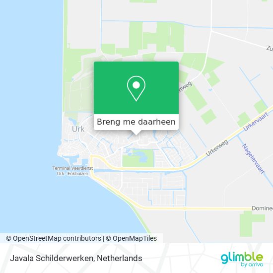 Javala Schilderwerken kaart