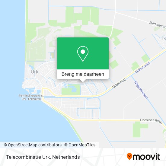 Telecombinatie Urk kaart