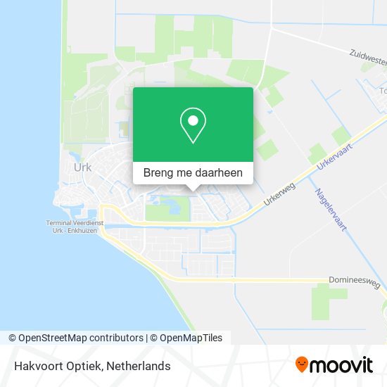 Hakvoort Optiek kaart