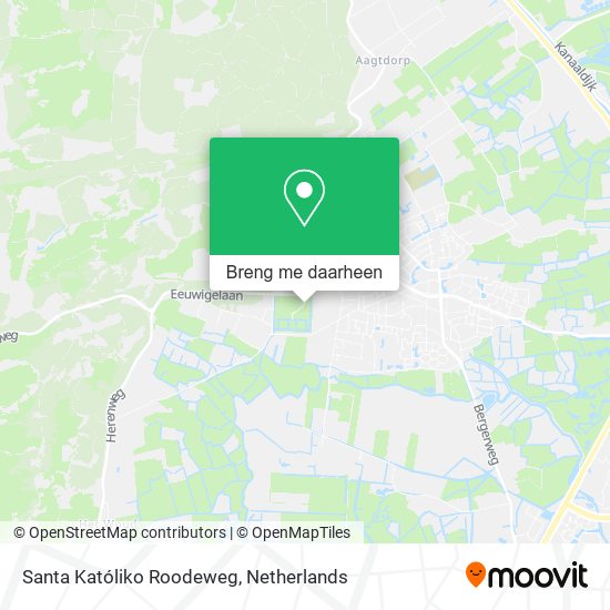 Santa Katóliko Roodeweg kaart