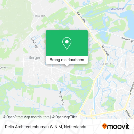 Delis Architectenbureau W N M kaart