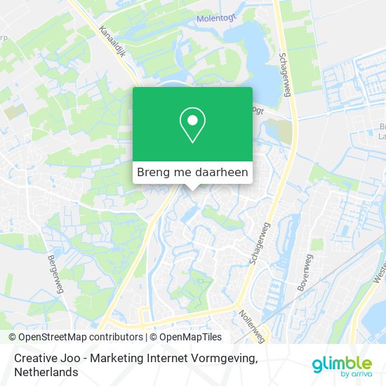 Creative Joo - Marketing Internet Vormgeving kaart
