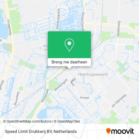 Speed Limit Drukkerij BV kaart