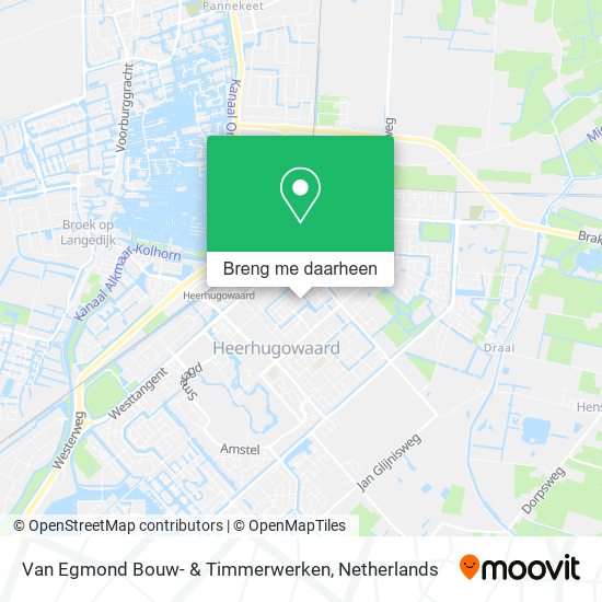 Van Egmond Bouw- & Timmerwerken kaart