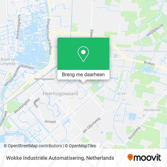 Wokke Industriële Automatisering kaart