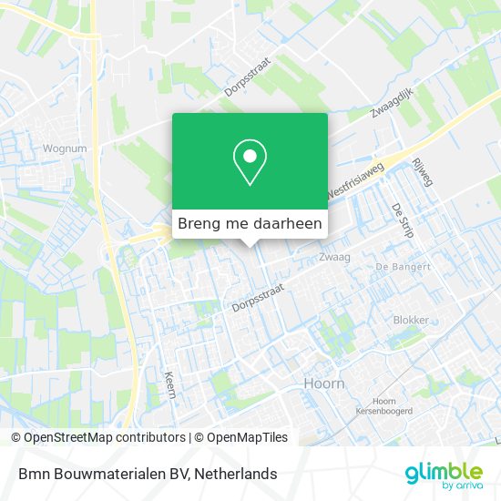 Bmn Bouwmaterialen BV kaart