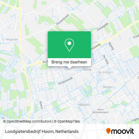 Loodgietersbedrijf Hoorn kaart