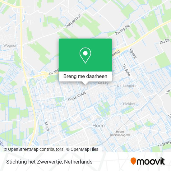 Stichting het Zwervertje kaart