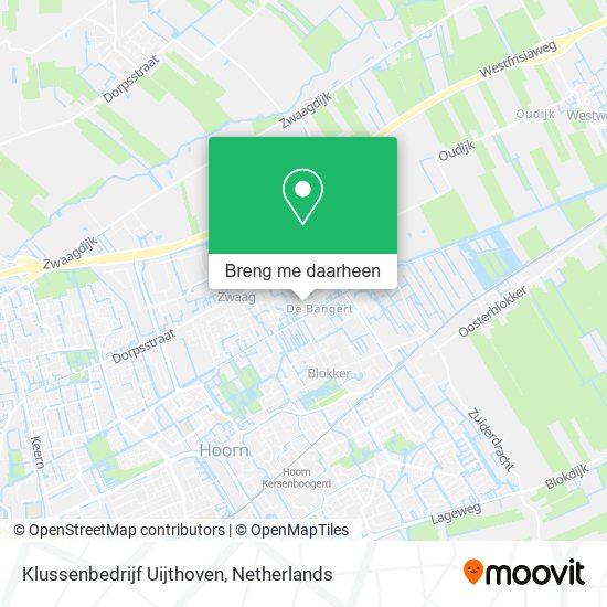 Klussenbedrijf Uijthoven kaart