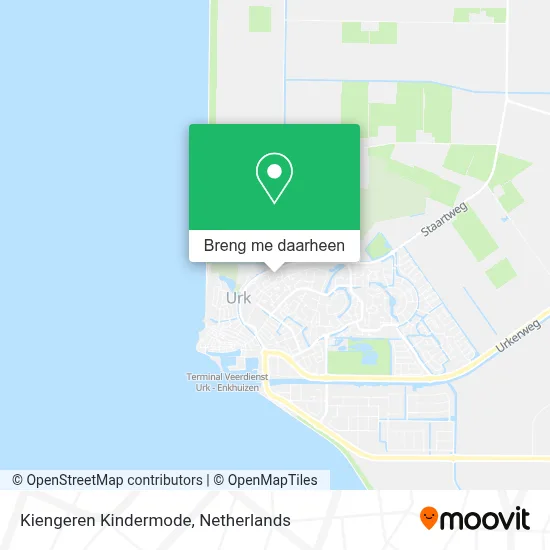 Kiengeren Kindermode kaart