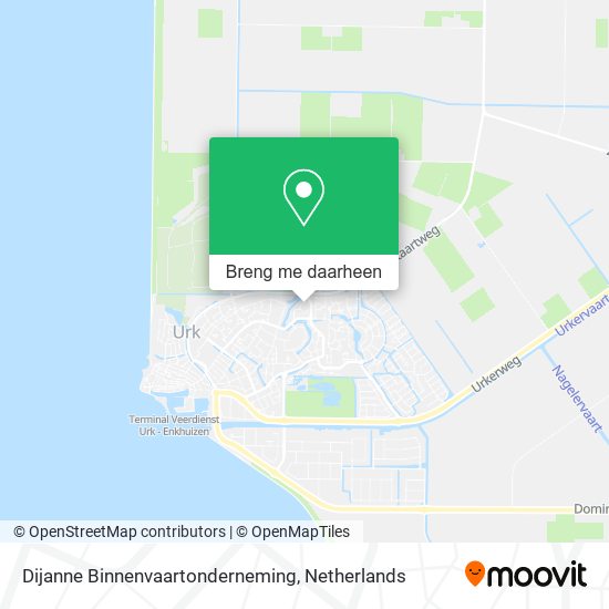 Dijanne Binnenvaartonderneming kaart