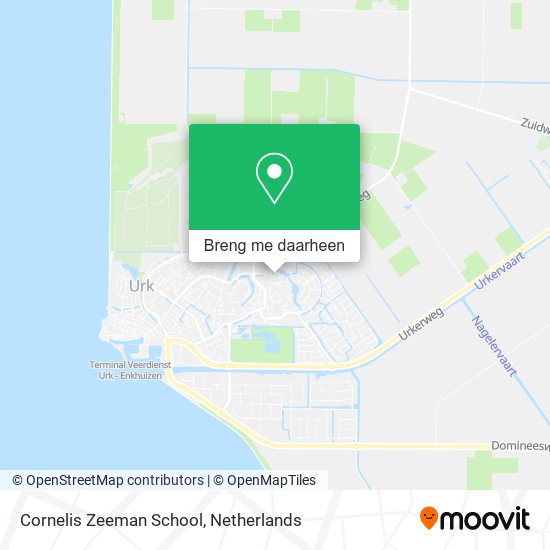Cornelis Zeeman School kaart