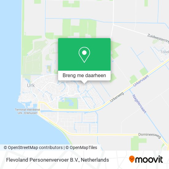 Flevoland Personenvervoer B.V. kaart