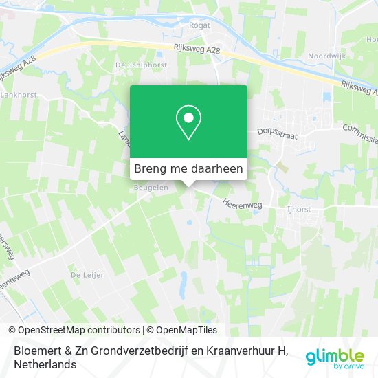 Bloemert & Zn Grondverzetbedrijf en Kraanverhuur H kaart