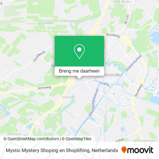 Mystic Mystery Shoping en Shoplifting kaart