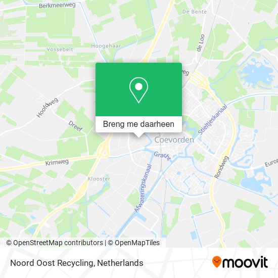 Noord Oost Recycling kaart