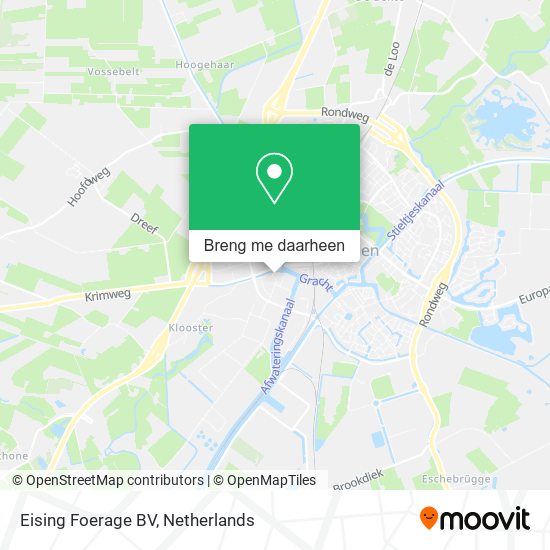 Eising Foerage BV kaart