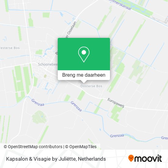 Kapsalon & Visagie by Juliëtte kaart