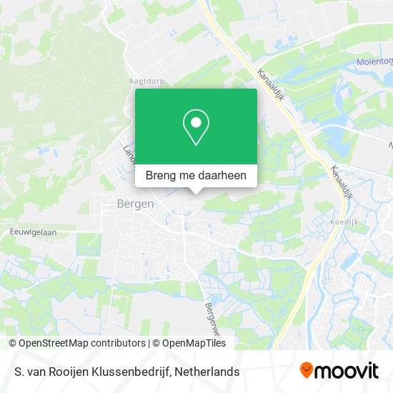 S. van Rooijen Klussenbedrijf kaart