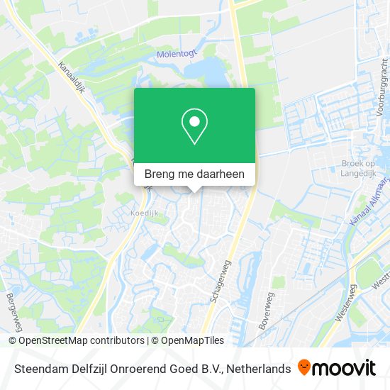 Steendam Delfzijl Onroerend Goed B.V. kaart