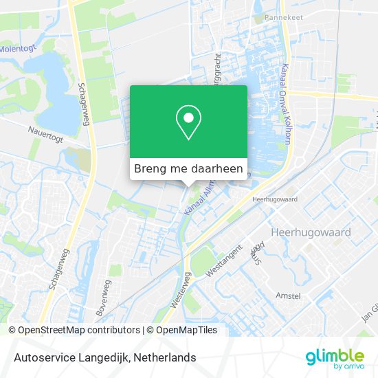 Autoservice Langedijk kaart