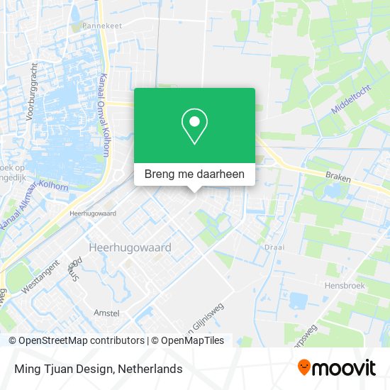 Ming Tjuan Design kaart