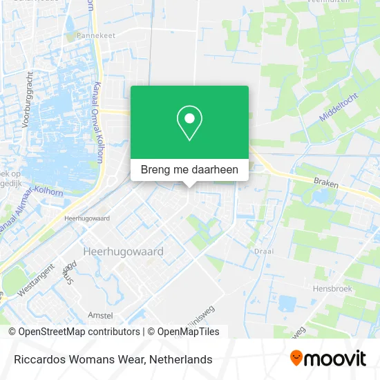 Riccardos Womans Wear kaart