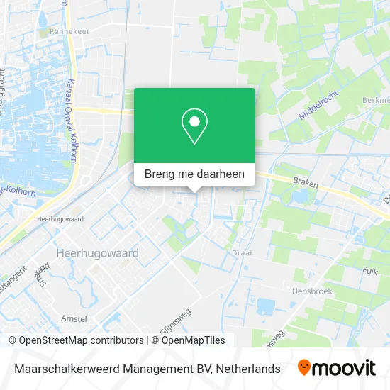 Maarschalkerweerd Management BV kaart