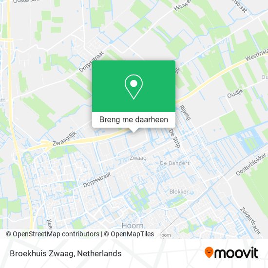 Broekhuis Zwaag kaart