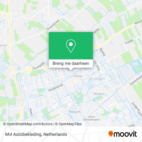 Mvl Autobekleding kaart