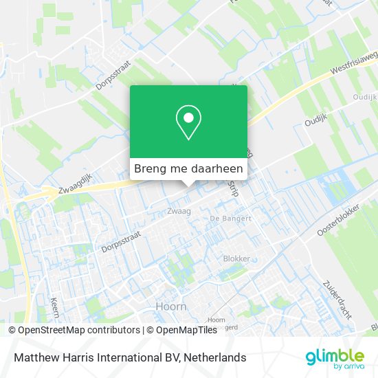 Matthew Harris International BV kaart