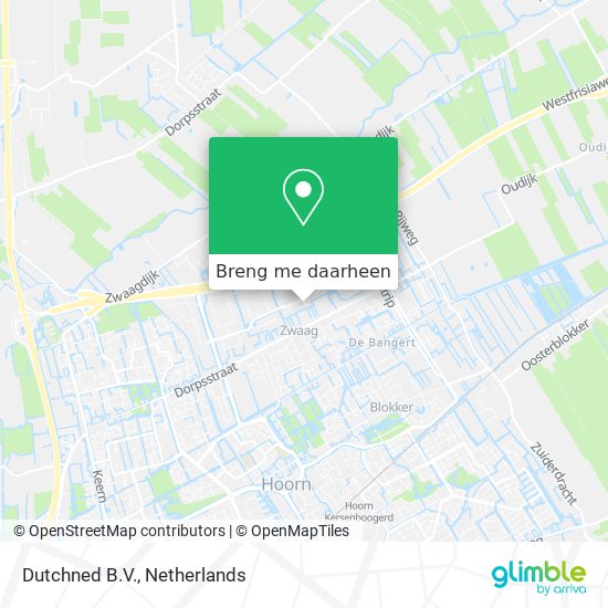 Dutchned B.V. kaart