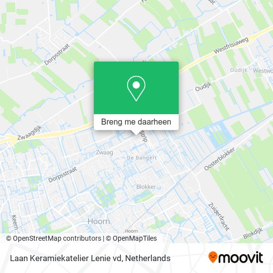 Laan Keramiekatelier Lenie vd kaart
