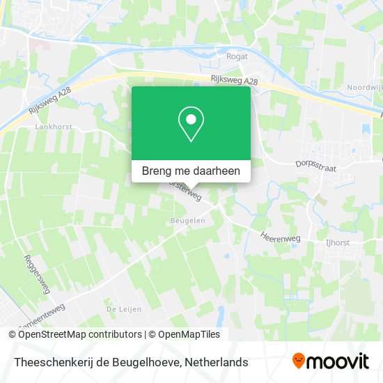 Theeschenkerij de Beugelhoeve kaart