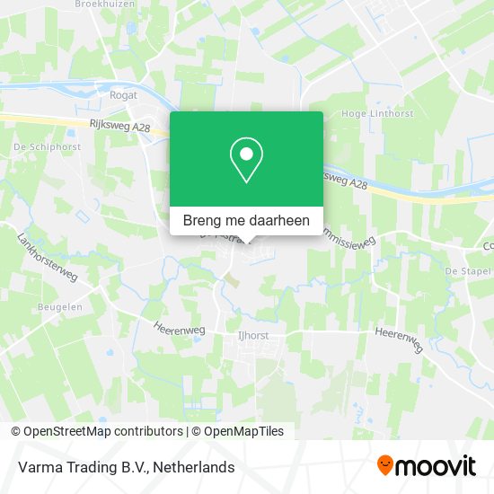 Varma Trading B.V. kaart