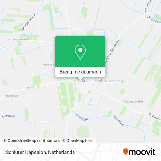 Schluter Kapsalon kaart