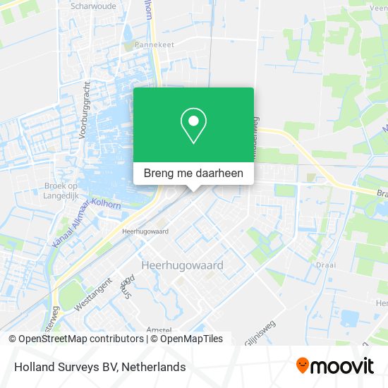 Holland Surveys BV kaart
