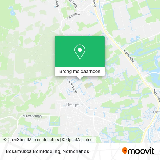 Besamusca Bemiddeling kaart