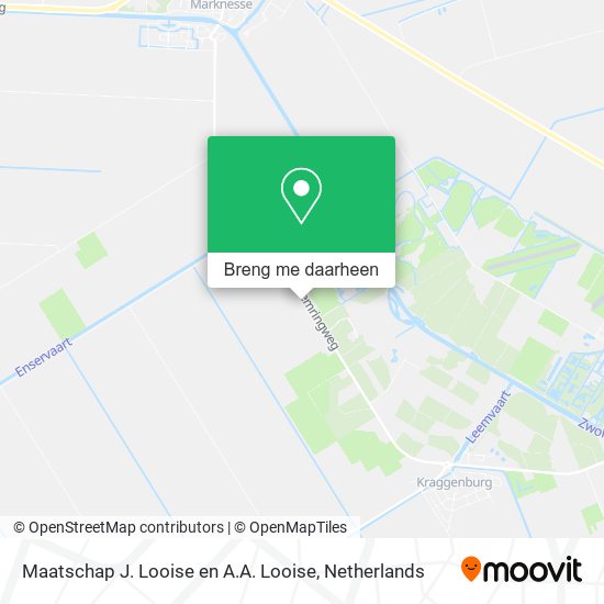 Maatschap J. Looise en A.A. Looise kaart