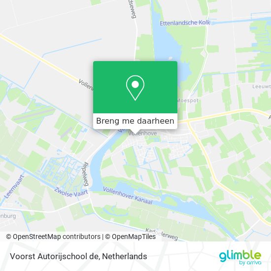 Voorst Autorijschool de kaart