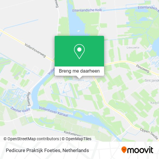 Pedicure Praktijk Foeties kaart